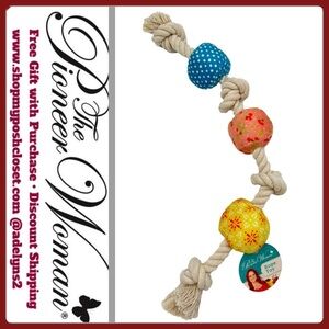 🌺 New The Pioneer Woman Dog Rope Dog Toy, Qty 1, Pet Toy